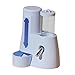 Baoblaze Automatic Hamster Feeder Food Dispenser Hamster Water Bottle Lightweight Clear Food Container for Ferrets Gerbils Chinchillas, Blue, 80ml