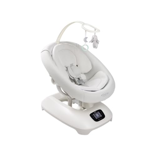 Graco Eluma Sway Balançoire apaisante pour bébé de la naissance jusqu'à 9 kg (environ 6 mois), technologie de détection des pleurs qui détecte votre bébé et...