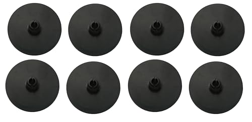 Leaf Spring Helper Insulator Pad Bushings 2C3Z5586AA Compatible with Ford 2000-2019 F-Series E-Series (8Pcs - Black)
