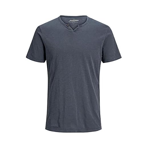 JACK & JONES Jjesplit Neck tee SS Noos Camiseta, Navy Blazer, XL para Hombre