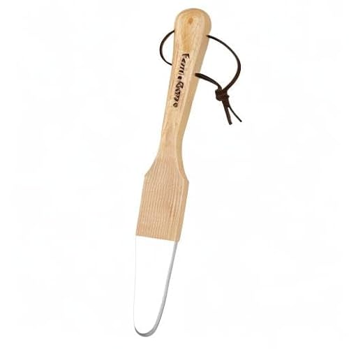 Kent & Stowe Unkrautschlinge – Unkrautjäter aus stabilem Edelstahl zum Durchpflügen, 32 cm & Pflanzschaufel – Blumen-Kelle aus Edelstahl zum Einpflanzen und Umpflanzen,33 cm