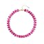 Beaded Choker Rose Red