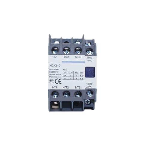 Contacteur CA NCX1-38A 127V antipoussière pour commande de moteur