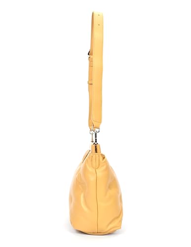 Image of Premium Italian Leather Tote Bag for Women - 100% Genuine Leather Handbag. Crossbody Bag with Detachable Strap