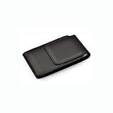 Vertical Black Small Cell Phone Holster PU Leather Swivel Belt Clip Case Pouch for Samsung Galaxy S10e,A40,S7,S6,J3 Pro,J3, J2 Core,J2 Google Pixel,Pixel 2,Pixel 3, iPhone 11 Pro,X Xs 8 7 6, Q7+,Q6