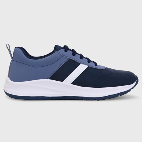 Image of Centrino Urban Sneakers for Man | Shoes for Men Stylish | Casual Lightweight Lace-Up Canvas Walking Shoes | Cushioned Insole | Breathable Comfortable Anti-Skid Sole | Trendy Mens Shoes for City Walks (6823)