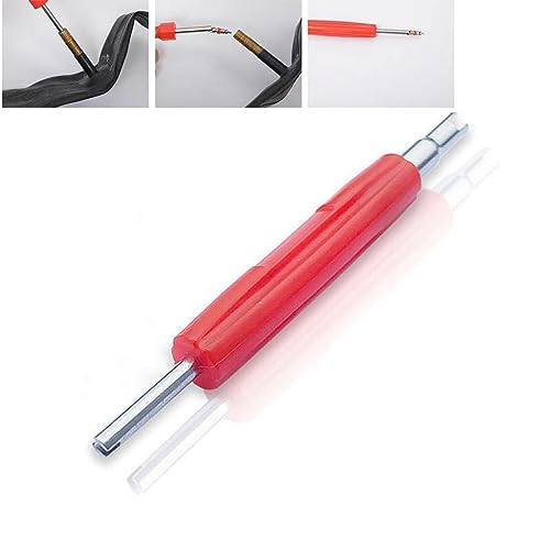 Image of 5 Pack Valve Core Remover 2in1 Dual Head Drive Tire Valve Stem Core Removal Tool for HAVC Tyre Repair Install Car Motorcycle Truck Bicycle Air Conditioner Schrader R22 R12 R410A A /C Installer