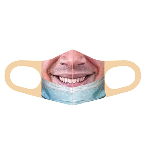 Suprimentos para festa de Halloween masculino/feminino adulto interessante padrão 3D lavável reutili
