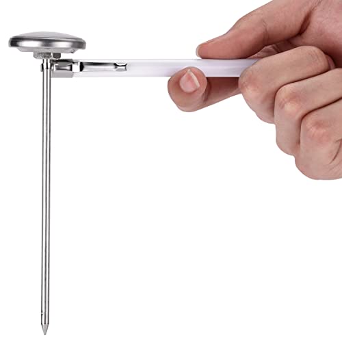 Efengcook 1 3/8 Inch Dial Milk Coffee Food Thermometer With Clip,Best Instant Read Thermometer For The Coffee Drinks,Chocolate Milk Foam,Meat Cooking #TOP7