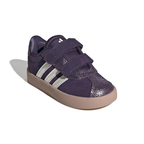 Image of adidas Boys Vl Court 3.0 Slip On Sneakers Shoes Casual - Pink, White