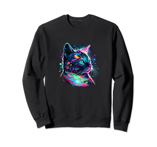 Astro Rainbow Cat Sweatshirt