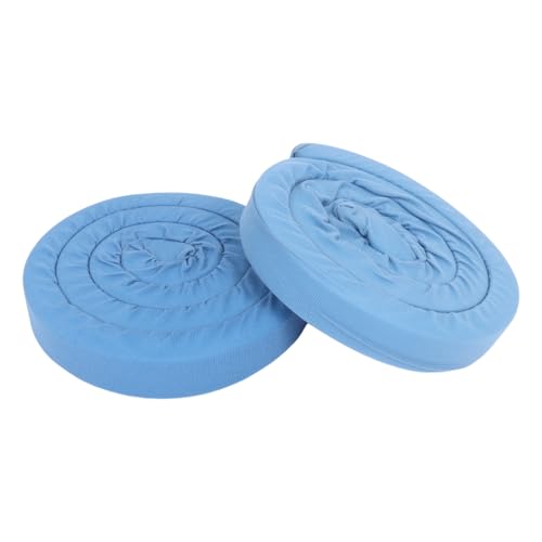 GALPADA Relleno de Huecos para Colchón Tamaño King 2 Piezas, Relleno de Grietas para Cama Individual y Cama Dividida, Espuma Ligera Azul Claro para Evitar Caídas y Polvo en Dormitorios