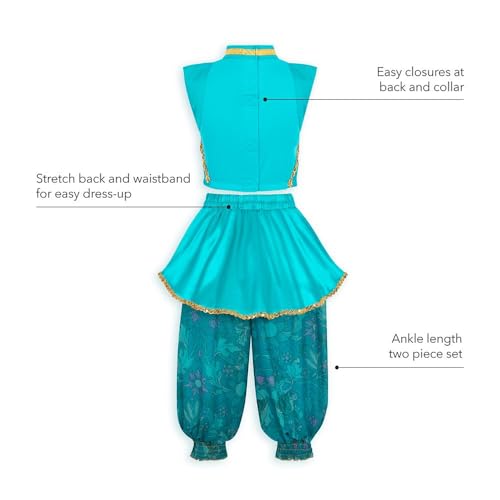 Disney Store Official Princess Costumes (Jasmine from Aladdin) – Princess Outfits for Dress Up and Play by Disney Store - Used condition - Image 8