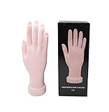 HuiYouHui Practice Hand for Acrylic Nails,Nail Trainning Practice Hand, Nail Art Training Hand,...