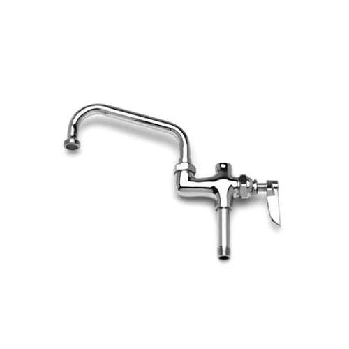 T&S Brass B-0155-05 Add-On Faucet, Lever Handle, 5" Nipple, 6" Nozzle