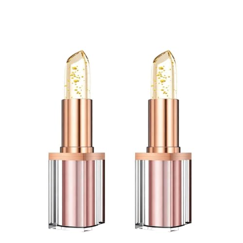 Image of Fenivo Lipstick For Older Women, Fenivo truetone - ph adjusting lipstick, ransparent Colour Changing Lipsticks with Gold Foil, Hydrating Shine, Smooth Texture,2