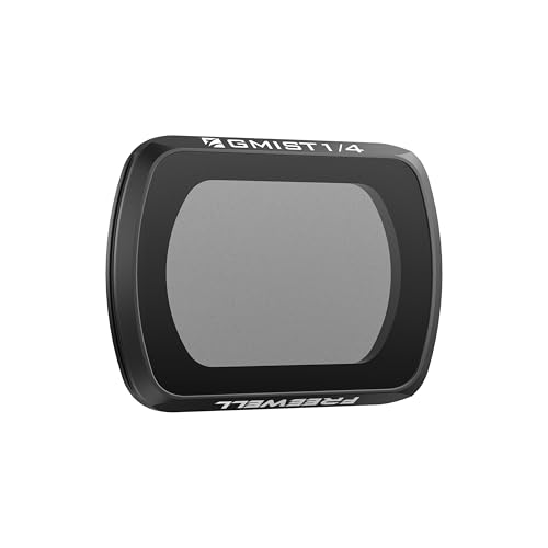 Freewell Black Glow Mist 1/4 Filter for DJI Osmo Pocket 4 & Pocket 3 Creates Soft Glow Effect