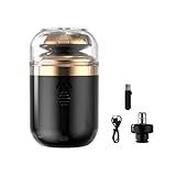 Compact et facile à transporter : le mini rasoir à capsule est un mini rasoir électrique portable qui est parfait pour une utilisation en déplacement, ce qui facilite le maintien d'un look frais et propre pendant les voyages ou en déplacement