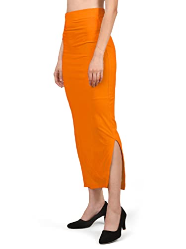 Image of Mehrang Stretchable Saree Shapewear Petticoat for Women, Cotton Blended,Petticoat,Skirts for Women,Shape Wear Dress for Saree