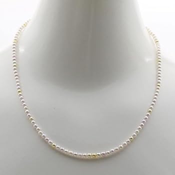 Amazon | あこや真珠 パールネックレス 3mm-3.5mm マルチカラー ベビー