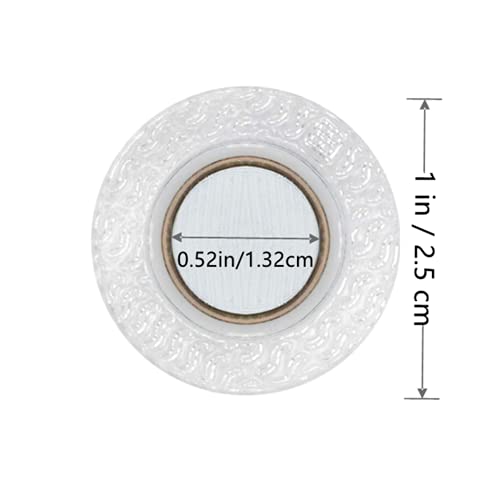 30 Pairs Round Hidden Sew Magnetic Snap, Invisible Hidden Sew In Pvc Hidden Purse Closure Fastener Magnetic Snap Magnet Fastener For Child Clothing Clasp Bib Diapers Accessories Diy Craft Sewing Tools #TOP1