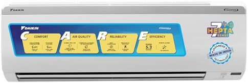 Daikin 1.5 Ton 5 Star Inverter Split AC (Copper, PM 2.5 Filter, MTKM50U, White)