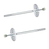 Dübellänge: 180mm 200 St. Tellerdübel, Stahlnagel/Thermokopf 8 x 180 mm