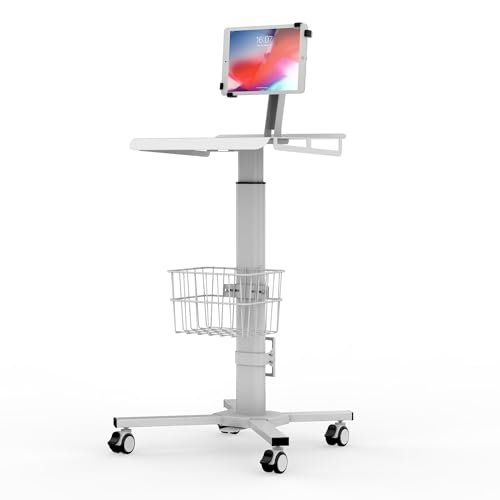 Cart médical pour tablette 9.7-12.9 pouces et iPad Station sur roulettes