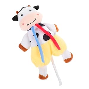 MILISTEN Cartoon Kuh Plüschtier Einschlafhilfe 1Stück