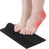 Soulchen Plantar Fasciitis Relief Foot Stretcher Pad with Foot Roller Black Fascia Stretching Toe Stretcher for Heel Spurs Achilles Tendonitis Tight Calves