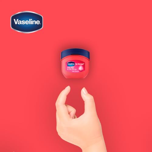 Vaseline Lip Therapy Rosy Lips Mini 8-Pack – Rose-Tinted Lip Balm, Moisturizer for Soft, Pink Lips, 0.25 Oz Ea