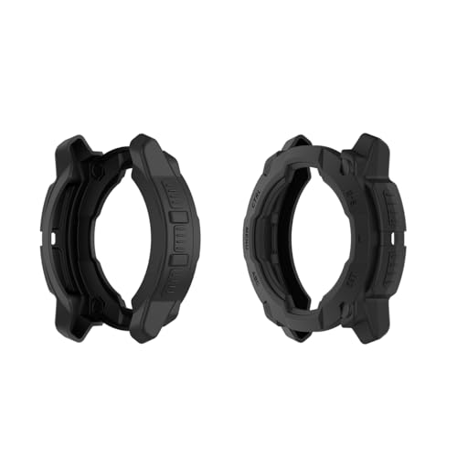 �yFaygtni�z2�� �K�[�~���Ή��p Instinct 3 Dual Power/AMOLED 50mm�Ή��p �P�[�X �V���R���� �\�t�g �ϏՌ� �y�� ���^ �����ȒP 6�F�I�v�V���� �t�B�����Ȃ� Instinct 3 50mm�Ή��p �J�o�[ �u���b�N