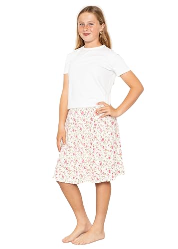 Image of STRETCH IS COMFORT Girls Skirts Flowy A Line Knee Length and Ankle Length | Elastic Waist, Kids School Skirt, Girls Maxi Skirt, Black Skirt For Girls, Faldas Para Ninas, Girls Long Skirt, Long skirts