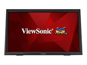 ViewSonic TD2423 Moniteur à écran Tactile 24" Full HD, 10 points Touch, 5 ms, 250 CD/m², VGA, HDMI, DVI, Haut-parleurs, Noir