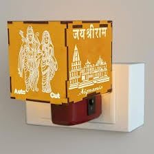 Generic Electric Aroma Diffuser with Night Lamp, Auto Cut Ganesha Laxmi Saraswati Design, Incense Burner Stand for Camphor, Kapoor, Oud Oil