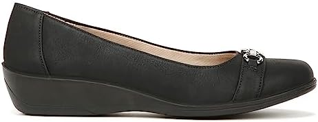LifeStride Womens Ideal Slip On Ballet Flats Black 9 M | Image 1