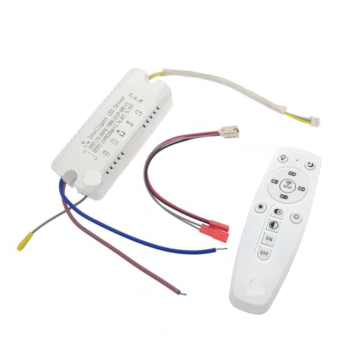 Transformateur LED 2.4G dimmable avec télécommande pour plafonnier bicolore (37-60W)x2 - 2