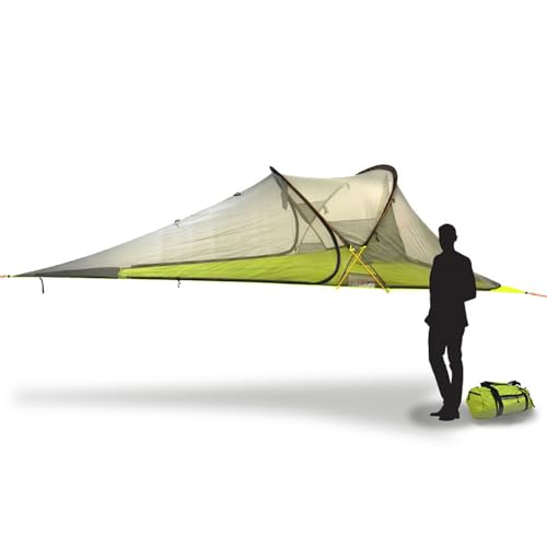Tentsile Connect V3 2-Person Tree Tent Hammock, The Original Tree Tent Company, 880 Pound Capacity, Portable Treehouse, Heavy Duty Ratchets Included, Designed in The UK (Dark Grey)