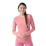Smartwool Camiseta térmica clásica de merino para mujer, XL