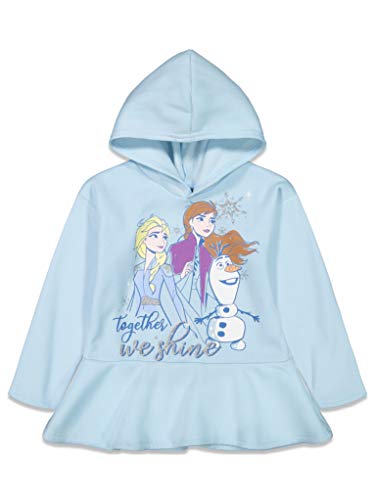 Disney Frozen Olaf Princess Anna Elsa Toddler Girls Hoodie And Leggings Outfit Set Blue 3T #TOP1