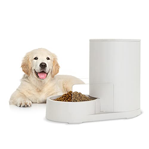 Sfozstra Dog Feeder,Gravity Dog Cat Feeder,Pet Feeding Bowl, 3L with Saving Function Dry Food Dispenser for Cats and…