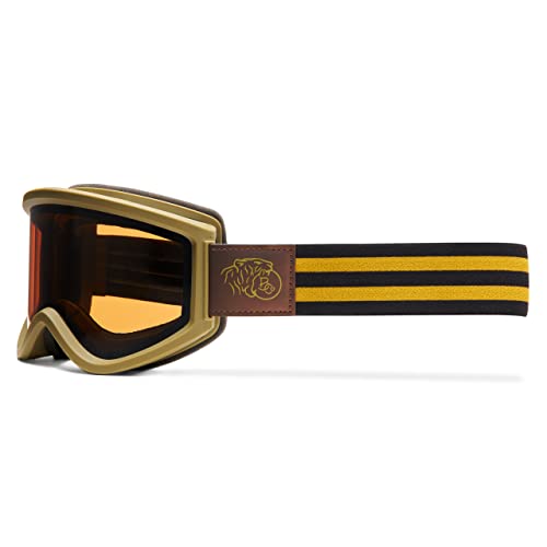 Lunettes de moto BROGER Montana Goggles vintage pour casque jet