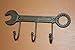Vintage Toolmans Special Vintage Style Tools Decor, Cast Iron Wall Hooks - 4 pcs -