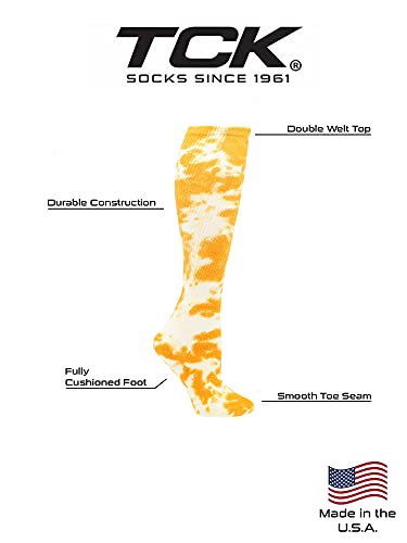 Image of Tie Dye Multisport Tube Socks Soccer Softball Volleyball for Girls Boys Women and Men Youth and Adult
