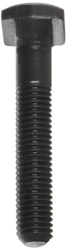 Image of Te-Co 46609 Black Oxide Medium Carbon Steel T-Bolt, 3 /4 inch-10 TPI, 2 inch Thread Length, 12 inch Length, 1-5 /16 inch x 1-5 /16 inch x 17 /32 inch Head, 3 /4 inch Table Slot (Pack of 2)