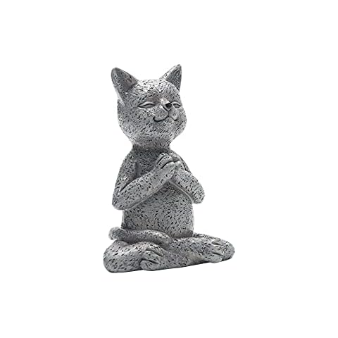 EKDJKK Meditating Yoga Frog Garden Statue Ornament Office Park Animal Statue Indoor Outdoor Home Art Statue Cover