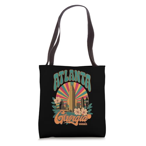 Bolso Tote Retro Souvenir Ciudad Atlanta Vintage miniatura 1