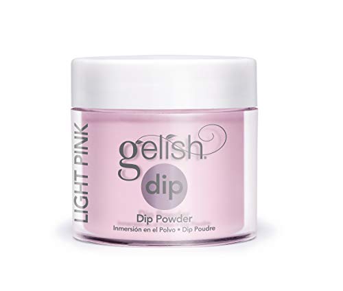 Gelish Simple Sheer Dip Powder, Pink Nail Dip, Pink Dip Powder Colors, Pink Powder Dip For Nails, .8 ounce