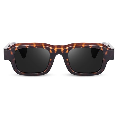 Image of Peter Jones Lenses Unisex Broad Frame Square UV /UB Protected Non-Polarized Sunglasses Medium (3809)