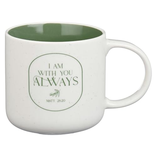 Christian Art Gifts I Am With You Always Bible Verse �Z���~�b�N�R�[�q�[�}�O | �����p�N���X�`�����}�O�A��v�ȃZ���~�b�N�A��܂��M�t�g�A�F�l�ւ̃M�t�g�A�m�x���e�B�h�����N�E�F�A�A14�I���X�B